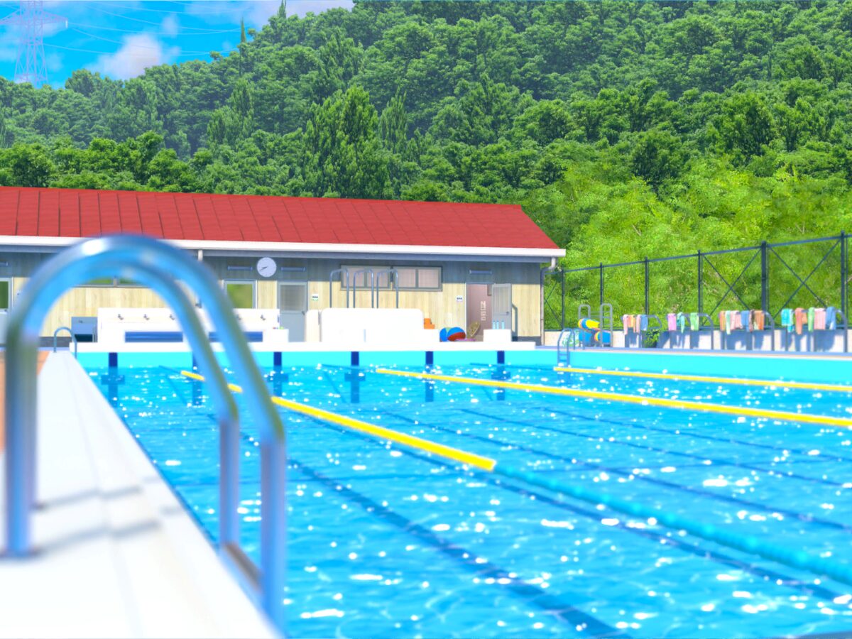 澄夏町学校 プール開放日 -School Swimming Pool in Summer-