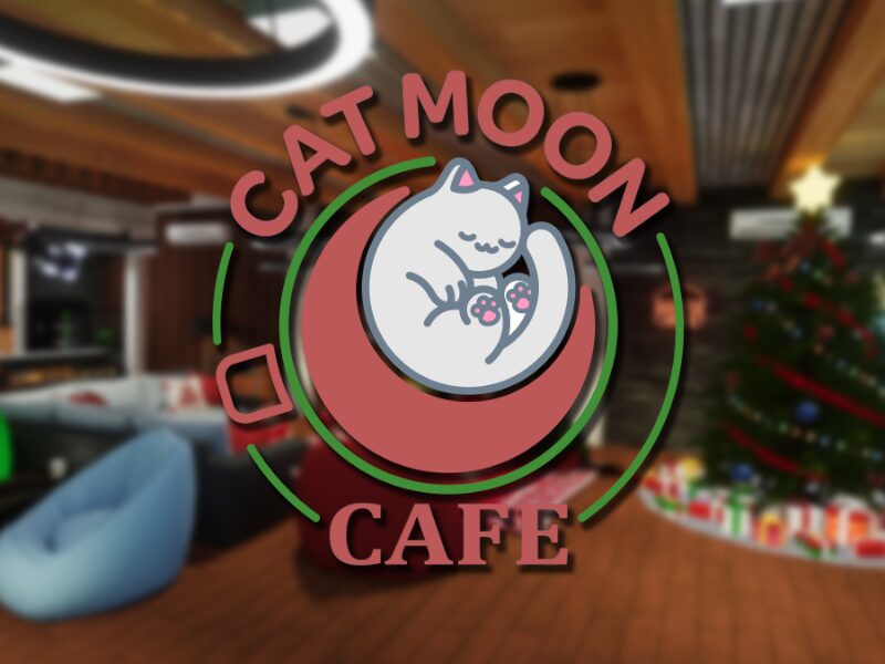 Cat Moon Christmas