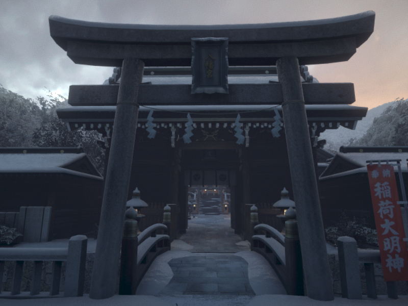 Japan Shrine［winter］