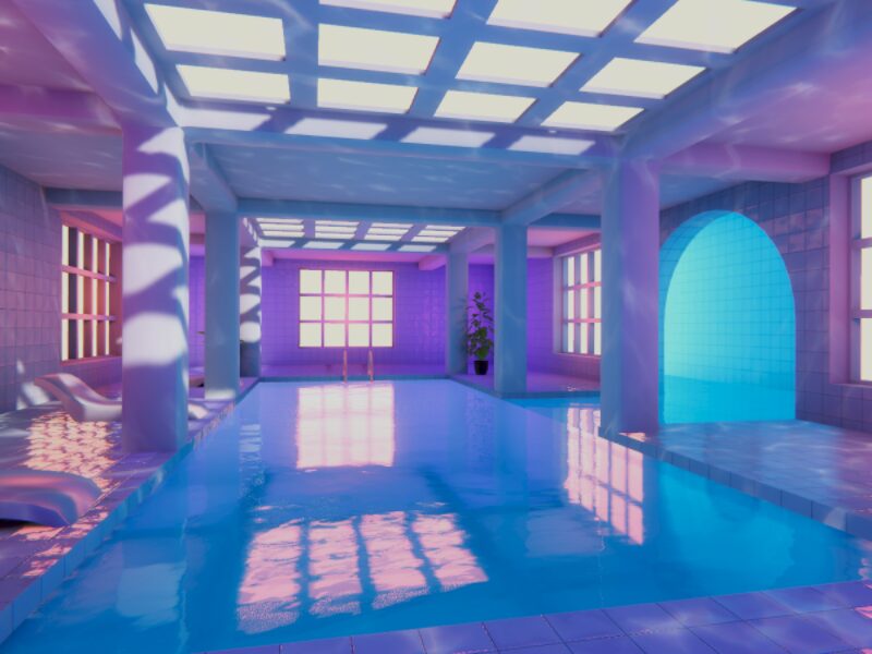 Vaporwave Poolrooms