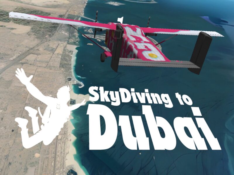 Skydiving to Dubai