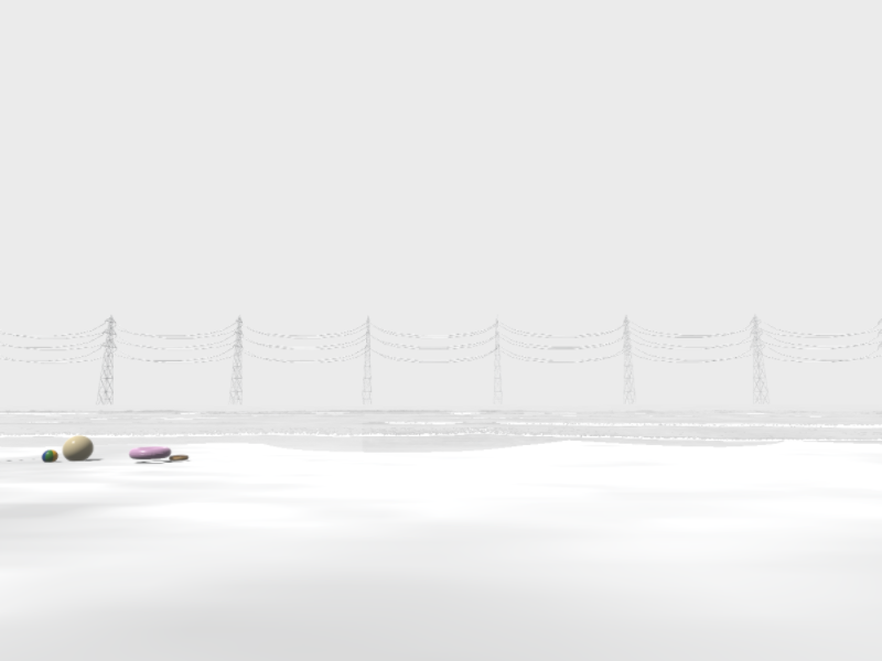 白い砂浜