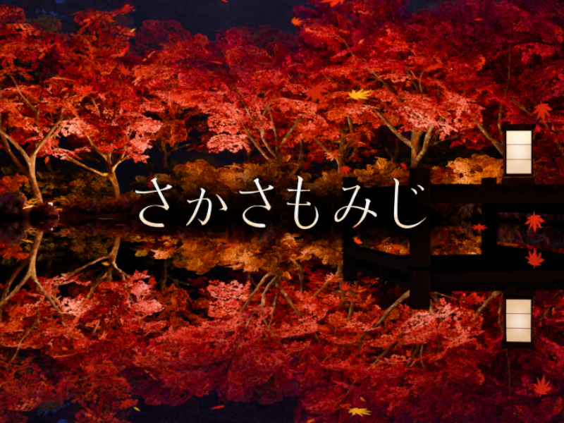 さかさもみじ - Mirror Maple