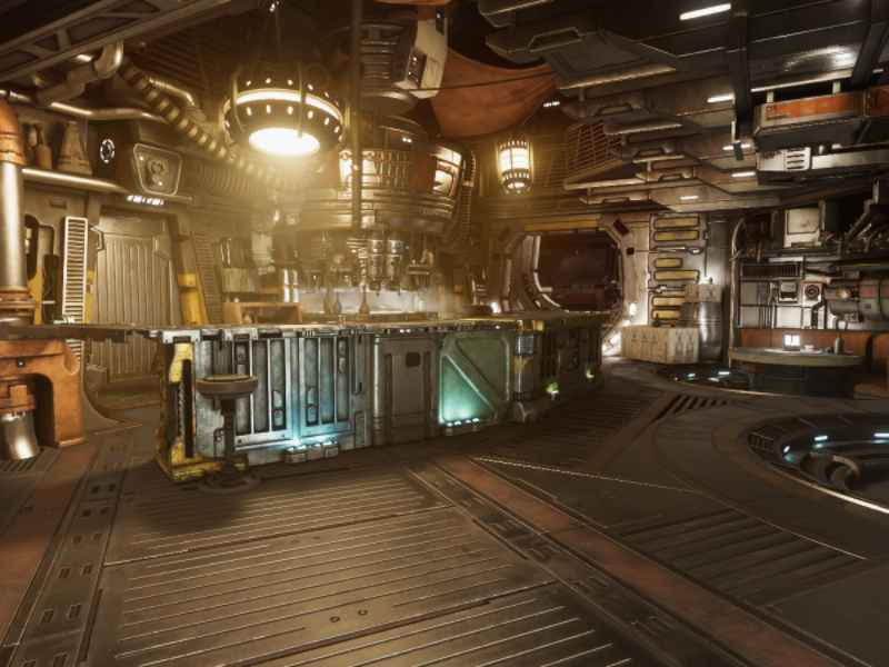 The Galaxy's Edge Cantina